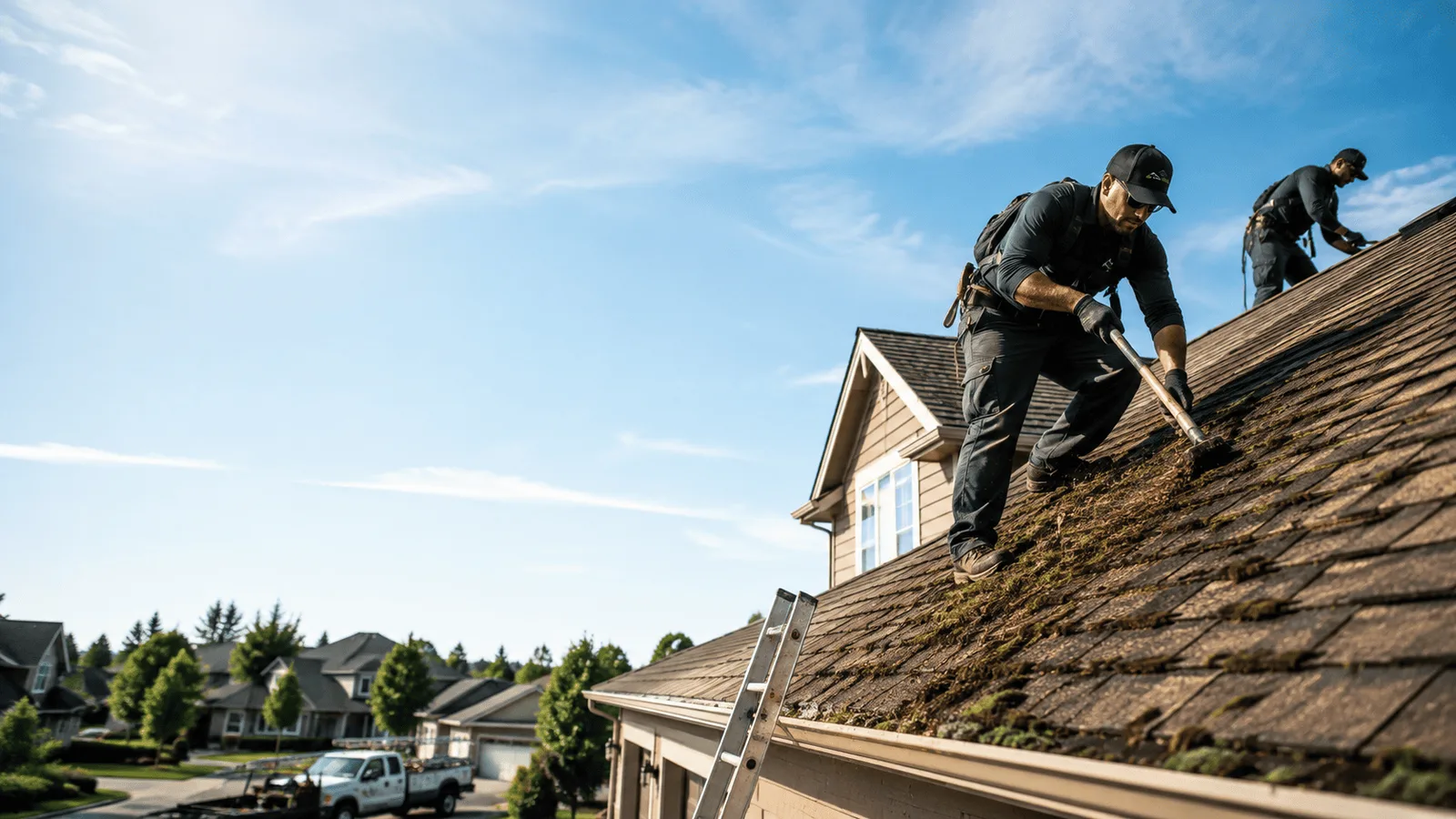 Roof Moss Removal in Dexter, MI near me